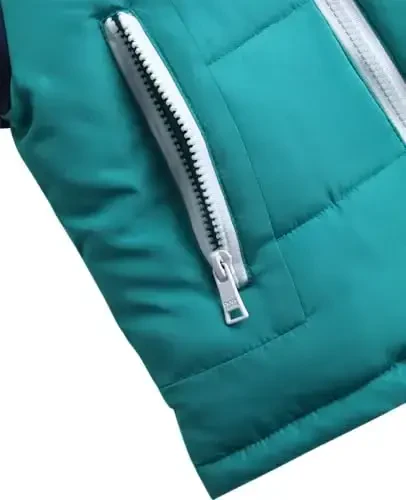 DKNY Baby Boys' Winter Jacket - Quilted Fleece Lined Puffer Parka Coat - Heavyweight Winter Coat for Infants (Sizes: 12M-24M) - 4