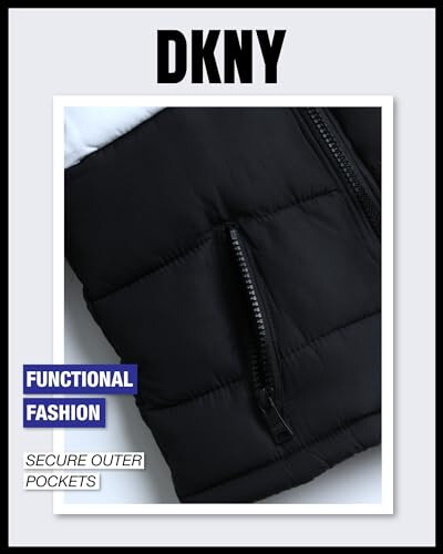 DKNY Bebek Erkek Kışlık Mont - Kapitone Polar İç Astarlı Parka Mont - Bebekler ve Yeni Yürümeye Başlayan Çocuklar İçin Ağırlıklı Kışlık Mont (12A-4T) - 11