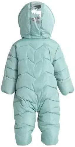 DKNY Baby Girls' Snowsuit - Fleece Lined Hooded Winter Pram - Outerwear Snow Coat for Toddlers & Babies (Infant Sizes: 0-24M) - 7