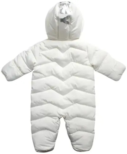 DKNY Baby Girls' Snowsuit - Fleece Lined Hooded Winter Pram - Outerwear Snow Coat for Toddlers & Babies (Infant Sizes: 0-24M) - 3