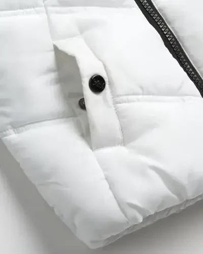 DKNY Infant Toddler Baby Girls' Winter Jacket - Fleece Lined Quilted Bubble Puffer Parka Coat for Girls (Sizes: 12M-4T) - 3