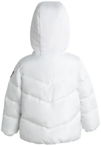 DKNY Infant Toddler Baby Girls' Winter Jacket - Fleece Lined Quilted Bubble Puffer Parka Coat for Girls (Sizes: 12M-4T) - 4