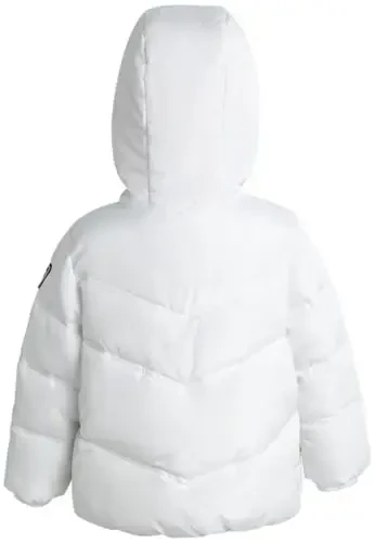 DKNY Infant Toddler Baby Girls' Winter Jacket - Fleece Lined Quilted Bubble Puffer Parka Coat for Girls (Sizes: 12M-4T) - 4