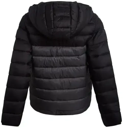 DKNY Boys Jacket – Oʻrta ogʻirlikdagi izolyatsiyalangan tikilgan ustki kiyim Parka Puffer Palto – Suvga chidamli oʻgʻil bolalar qishki kapushonli kurtkasi (8-20) - 4