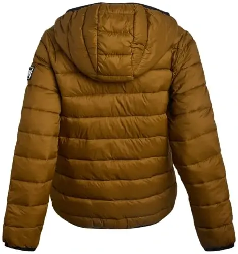 DKNY Boys Puffer Jacket - Midweight Insulated Wind Water Resistant Hooded Puffer Winter Coat - Quilted Winter Jacket for Boys - 4