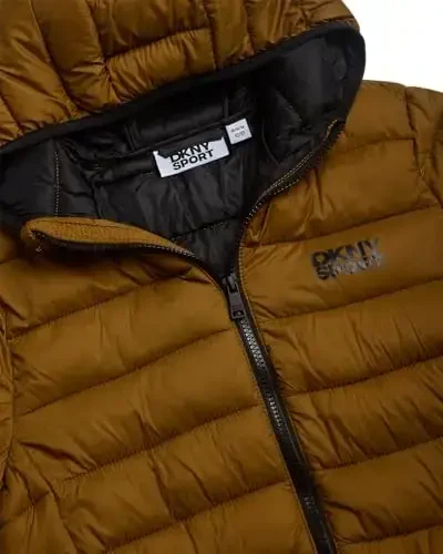 DKNY Boys Jacket – Midweight Insulated Quilted Outerwear Parka Puffer Coat – Water Resistant Boys Winter Hooded Jacket (8-20) - 2