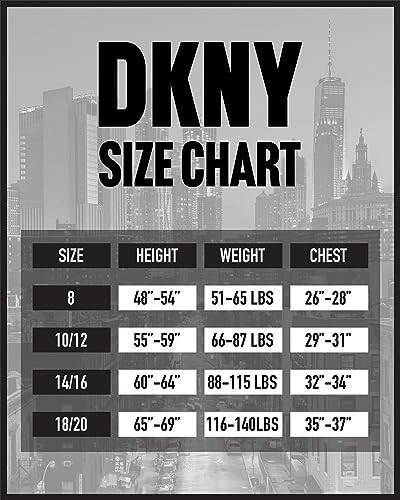 DKNY Erkek Çocuk Mont - Orta Kalınlıklı İzoleli Kapitone Dış Giyim Parka Puffer Mont - Suya Dayanıklı Erkek Çocuk Kışlık Kapüşonlu Mont (8-20) - 7