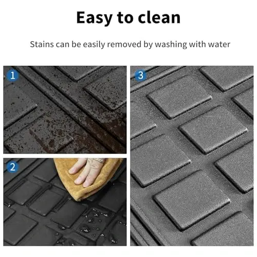 для 2025 2026 Chevy Equinox/GMC Terrain Trunk Cargo Mats Liner TPE All Weather Rubber Protection Mats for Chevy Equinox Accessories (Not for EV) - 5