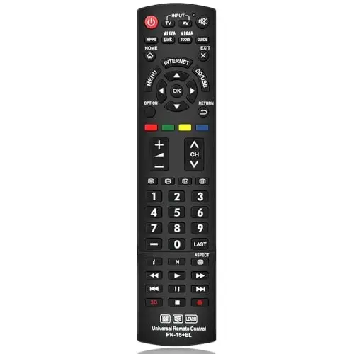 для замены пульта ДУ телевизора Panasonic, совместим со всеми телевизорами Panasonic LED/LCD/Viera Link/HDTV/3D Smart TV 