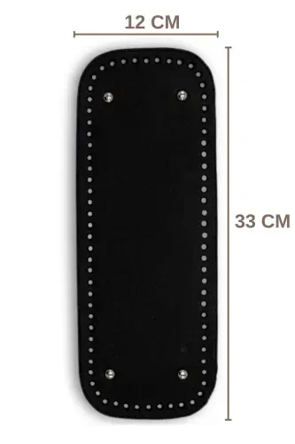 Длинная сумка, дно искусственная кожа 12смх33см - 1