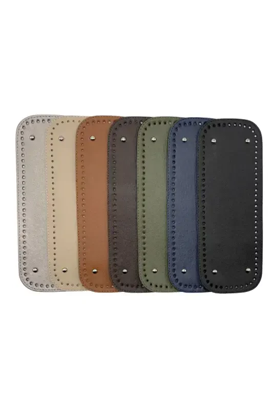 Длинная сумка, дно искусственная кожа 12смх33см - 4