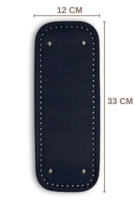 Длинная сумка низ искусственная кожа 12смх33см - 5