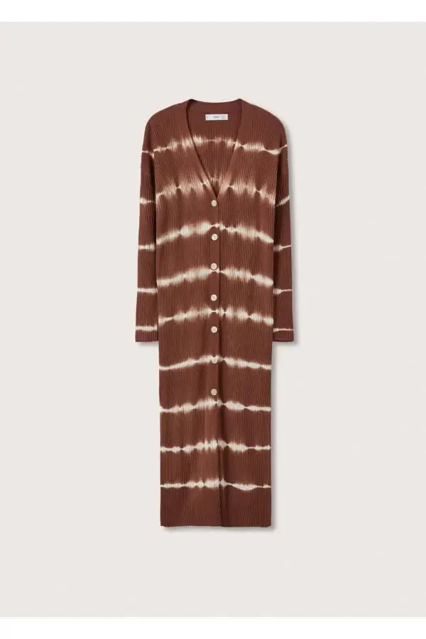 Длинный батик кардиган - 3