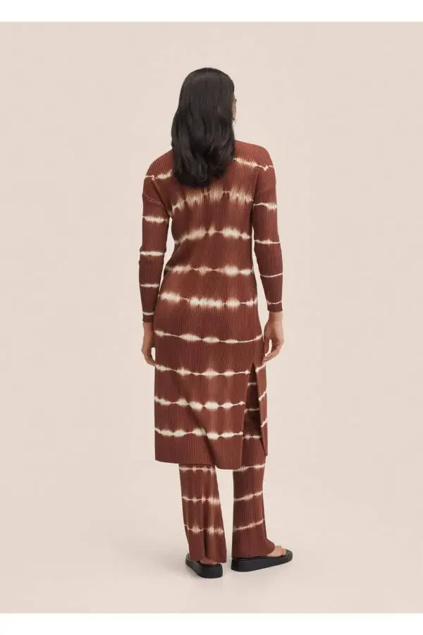 Длинный батик кардиган - 4