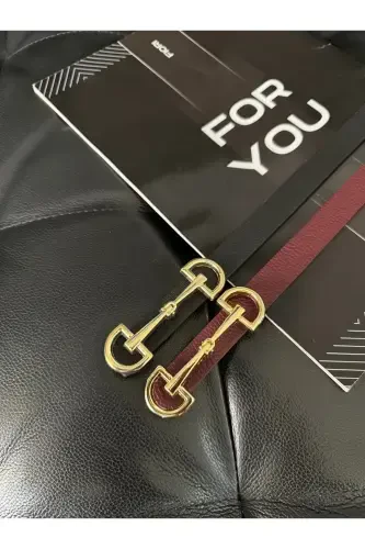 Длинный тонкий женский ремень с золотой пряжкой, ремень для куртки, ремень для рубашки, ремень для платья-черный - 3