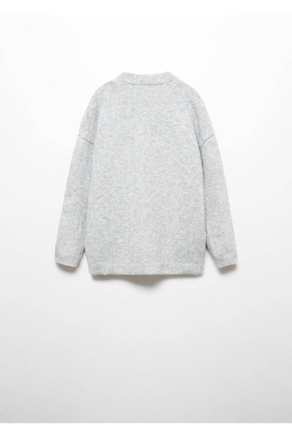 Длинный вязаный кардиган - 2