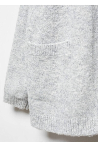 Длинный вязаный кардиган - 4