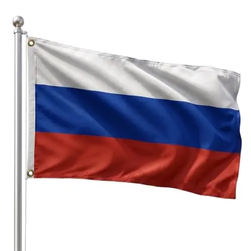 DMSE Russia National Flag, 3ft x 5ft - Fade-Resistant Outdoor & Indoor Flag - Quad-Stitched Fly End & Heavy-Duty Brass Grommets (3ft x 5ft) - 1