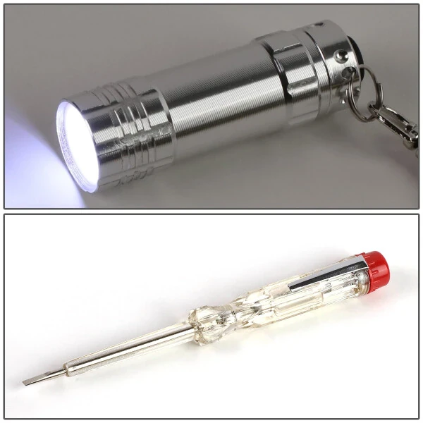 DNA Motoring TOOLS-00032 DNA MOTORING Apelsin 18 dona Protable Uy Ofis Ta'mirlash Asboblar to'plami Plier+ Sozlanishi mumkin bo'lgan kalit+Foydali pichoq+Olti burchakli kalitlar+Vida drayveri - 4