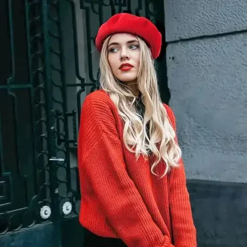 DOCILA Beret Hats for Women Fashion Wool French Beret Chic Paris Cabbie Artist/Painter Caps - 2