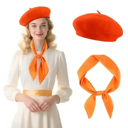 DOCILA Beret Hats for Women Fashion Wool French Beret Chic Paris Cabbie Artist/Painter Caps - 1