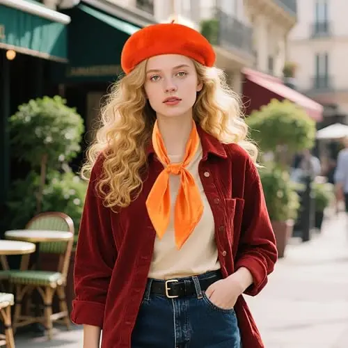 DOCILA Beret Hats for Women Fashion Wool French Beret Chic Paris Cabbie Artist/Painter Caps - 2