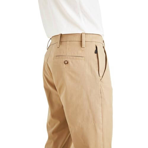 Dockers Erkek Slim Fit Workday Kaki Akıllı 360 Flex Pantolon - 5