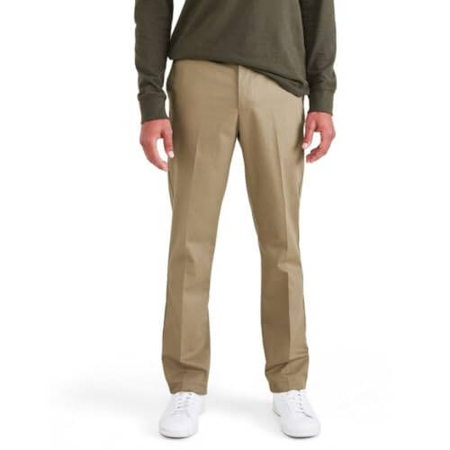 Dockers Men's Slim Fit Signature Iron Free Khaki With Stain Defender Pants - 4