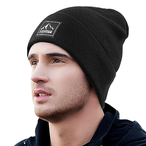 DOCVIT Knit Cuffed Beanie Warm Winter Hats Unisex Skull Knit Cap Fashion Ski Hat for Men and Women - 22