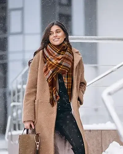 DOFOWORK Ayollar uchun sharflar - Ayollar uchun qishki iliq sharflar, 55