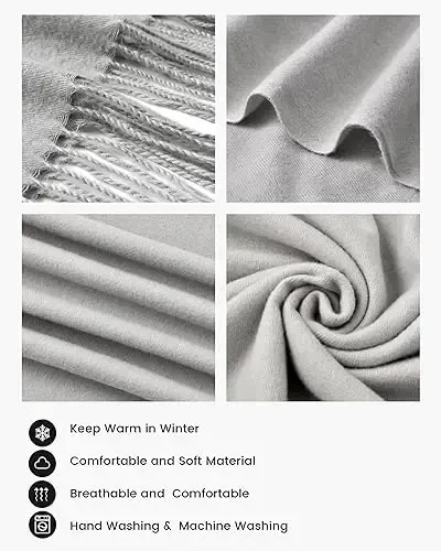 DOFOWORK Scarf for Women - Womens Scarf PasModazoneina Shawls and Wraps for Evening Dresses, Fashion Long Scarves, 78.7