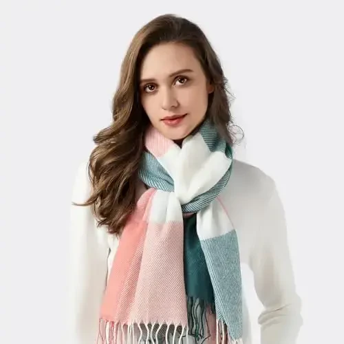 DOFOWORK Scarf for Women - Womens Scarf PasModazoneina Shawls and Wraps for Evening Dresses, Fashion Long Scarves, 78.7