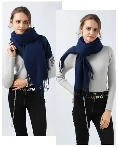 DOFOWORK Scarf for Women - Womens Scarf PasModazoneina Shawls and Wraps for Evening Dresses, Fashion Long Scarves, 78.7