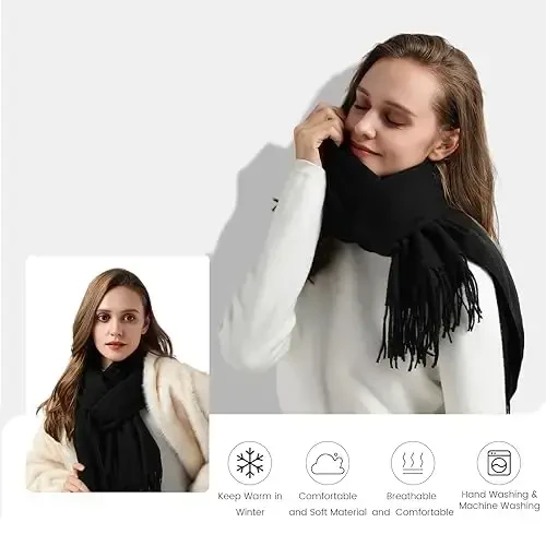DOFOWORK Scarf for Women - Womens Scarf PasModazoneina Shawls and Wraps for Evening Dresses, Fashion Long Scarves, 78.7