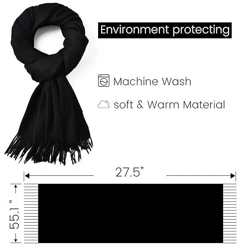 DOFOWORK Scarf for Women - Womens Scarf PasModazoneina Shawls and Wraps for Evening Dresses, Fashion Long Scarves, 78.7