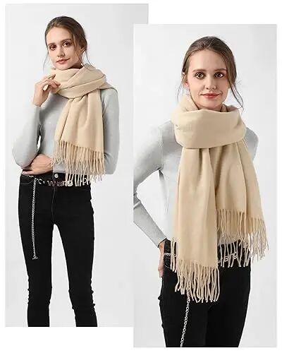 DOFOWORK Scarf for Women - Womens Scarf PasModazoneina Shawls and Wraps for Evening Dresses, Fashion Long Scarves, 78.7