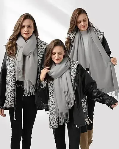 DOFOWORK Scarf for Women - Womens Scarf PasModazoneina Shawls and Wraps for Evening Dresses, Fashion Long Scarves, 78.7