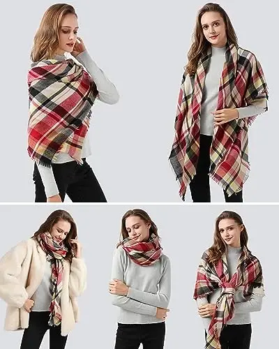 DOFOWORK Scarfs for Women - Scarves for Women Winter Warm, 55