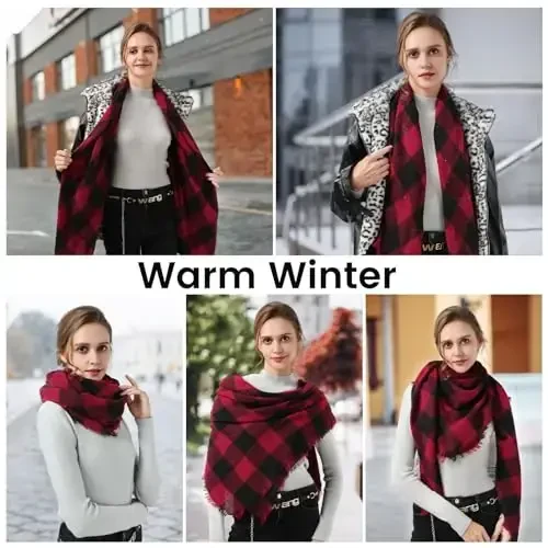DOFOWORK Scarfs for Women - Scarves for Women Winter Warm, 55