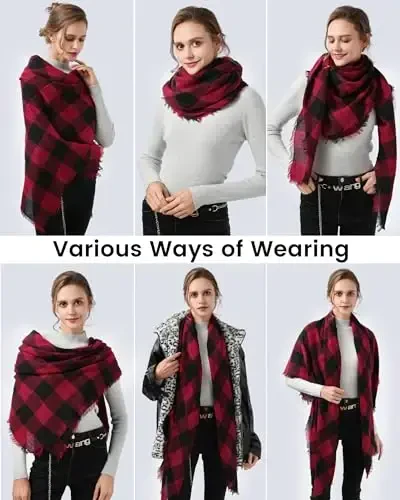 DOFOWORK Scarfs for Women - Scarves for Women Winter Warm, 55