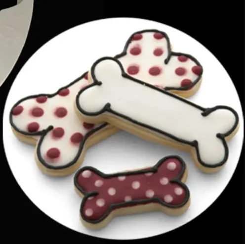 Dog Treats Cookie Cutters,Dog Bone Shape Cookie Cutters set Stainless Steel Biscuit Mold for Dog Cat Homemade Treats - 6