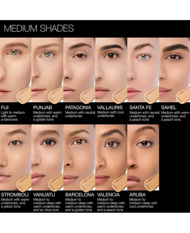 Natural Radiant Longwear Foundation, 1 oz. - Vallauris (M1.5 - Medium with cool undertones) - 4