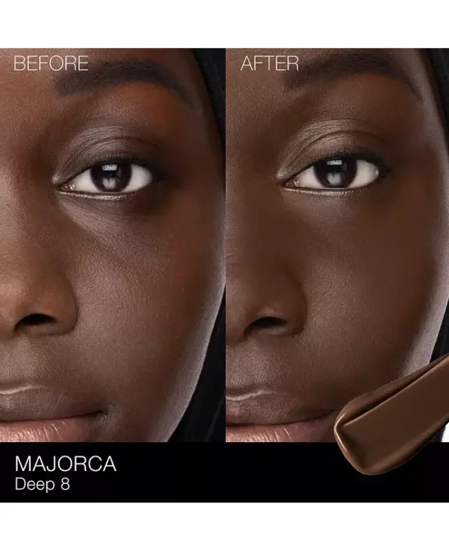 Natural Radiant Longwear Foundation, 1 oz. - Majorca (D8- Very Deep With Cool Undertones) - 3