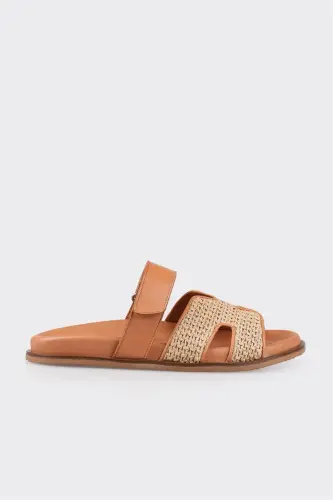 Naturel Kadın Düz Terlik - 1