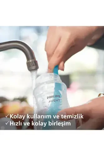 SCY903/21 Doğal Tepkili Pp Mavi Biberon 260ml 3+ay - 9