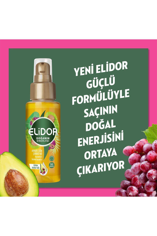 Doğanın Enerjisi Serum Saç Bakım Yağı Avokado ve Üzüm Çekirdeği Yağı 80 ml - 3