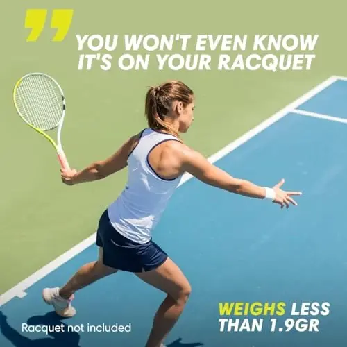 Scoring Right Portable Tennis Racket and Padel Scorekeeper, Easily Mounted Small Score Board to Keep Score of Points, Games, and Sets, ITF Conforming and Lightweight Mini Score Keeper, 1.9g - 4