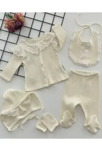 Doğum Seti Bebek Bakım Sırt Ve Omuz Çantası, Hastane Çıkışı, Battaniye, 10'lu Mendil Ve 3'lü Çorap-GRİ - 2