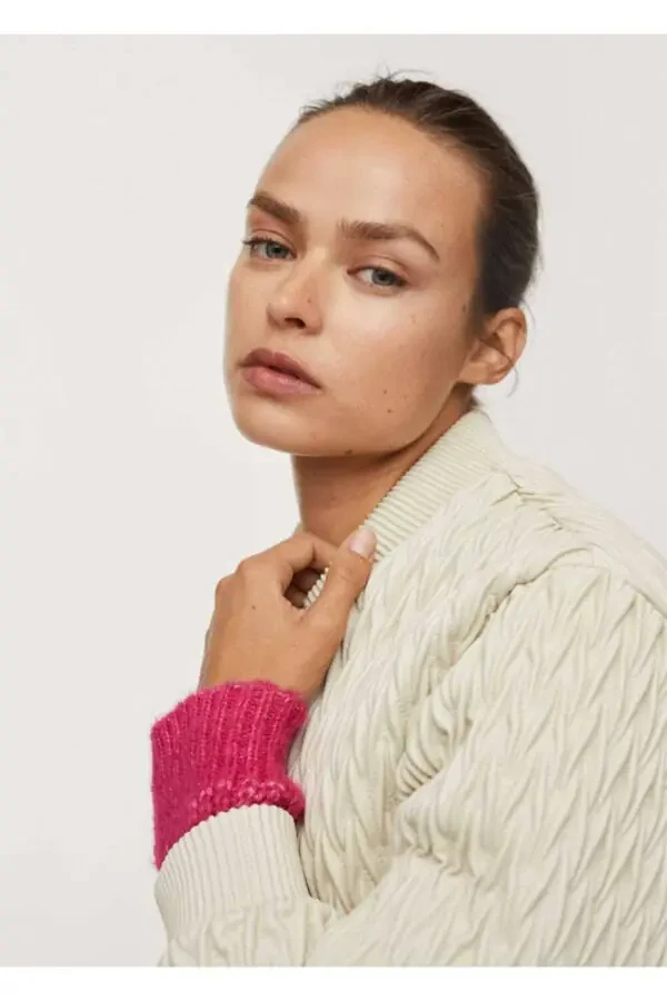 Dokulu Kısa Ceket - 6