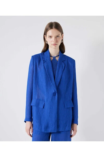 Dokulu mono yaka blazer - İPEKYOL (1)